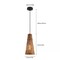 Retro Pendant Lamp Bamboo Woven Ratta Rural Chandelier Light Decor Ceiling Lamp